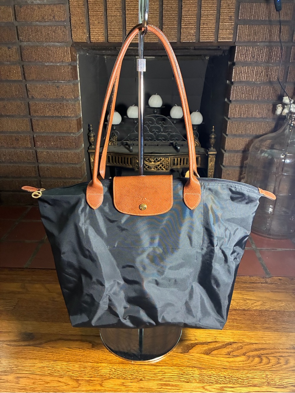 Longchamp Le Pliage Original L Tote Bag in Black